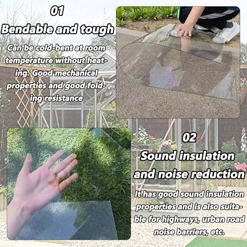 Feuille de toiture en polycarbonate transparent incassable pour serre - 3