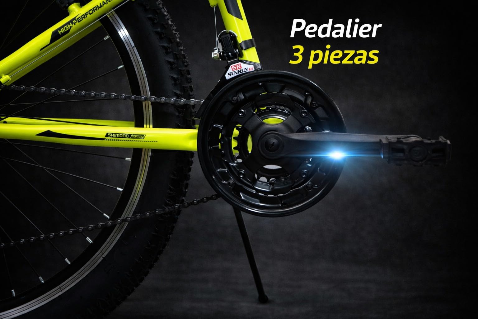 Bicicleta 24 Pulgadas Niño 8-12 Años 21 Velocidades Shimano Suspensión Delantera