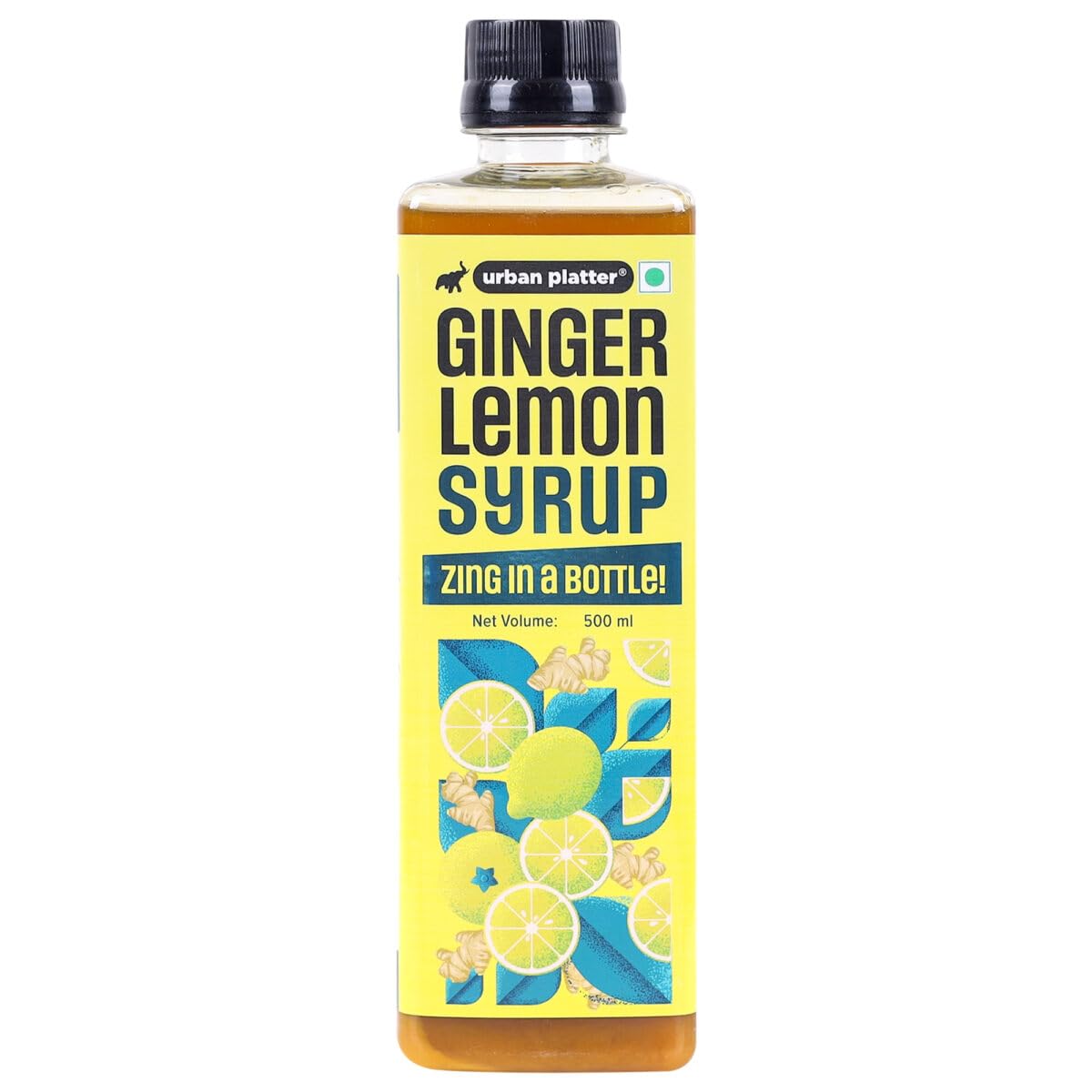 Urban Platter Ginger Lemon Syrup, 500ml (Refreshing | Tangy and Zesty | Sweetened) (B0D9HCLKC7) Amazon Price History, Amazon Price Tracker