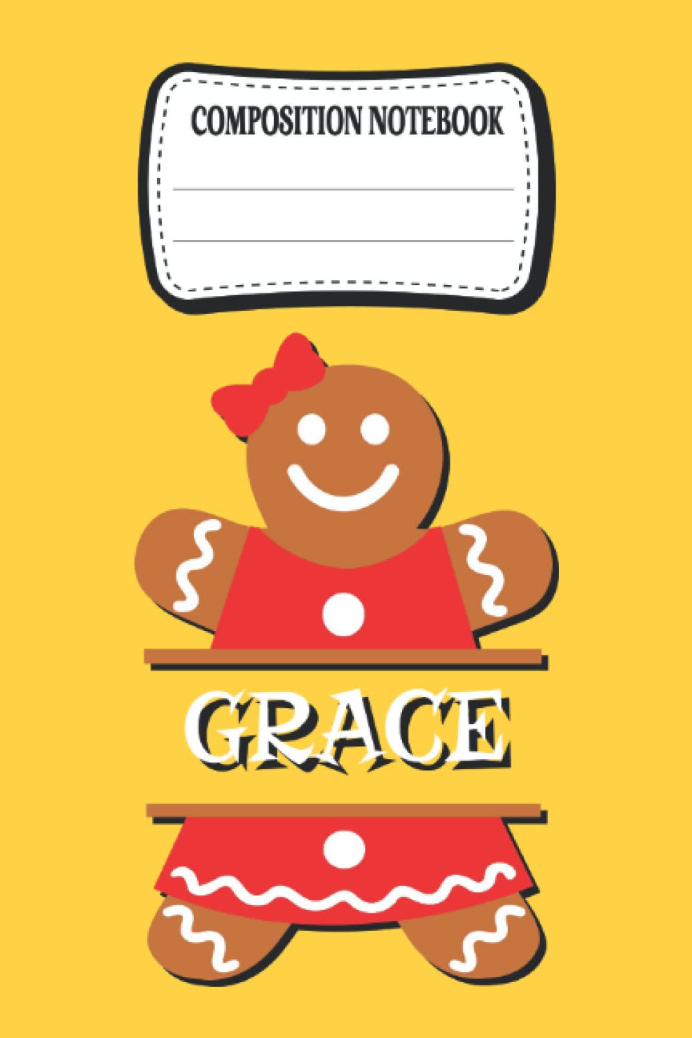 Grace Gift Notebook: Lined Journal (Composition Notebook), 120 Pages 6x9 inches, Mate Cover