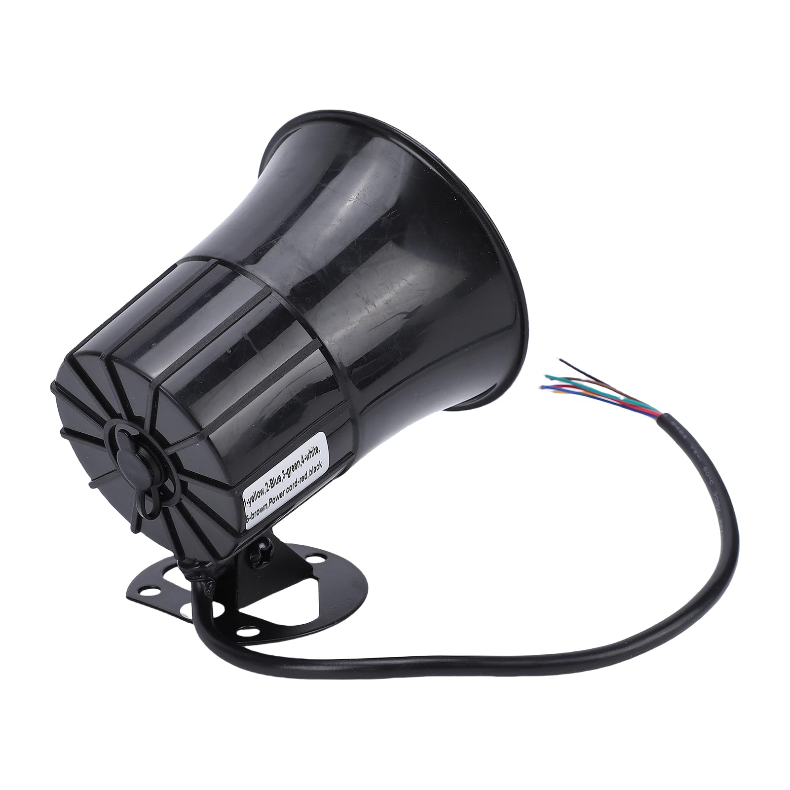 Fabater Haut-Parleur Mégaphone PA Compact à Haut Rendement 120 DB pour Le Contrôle des Foules dans Les Environnements Industriels, Portable et Léger