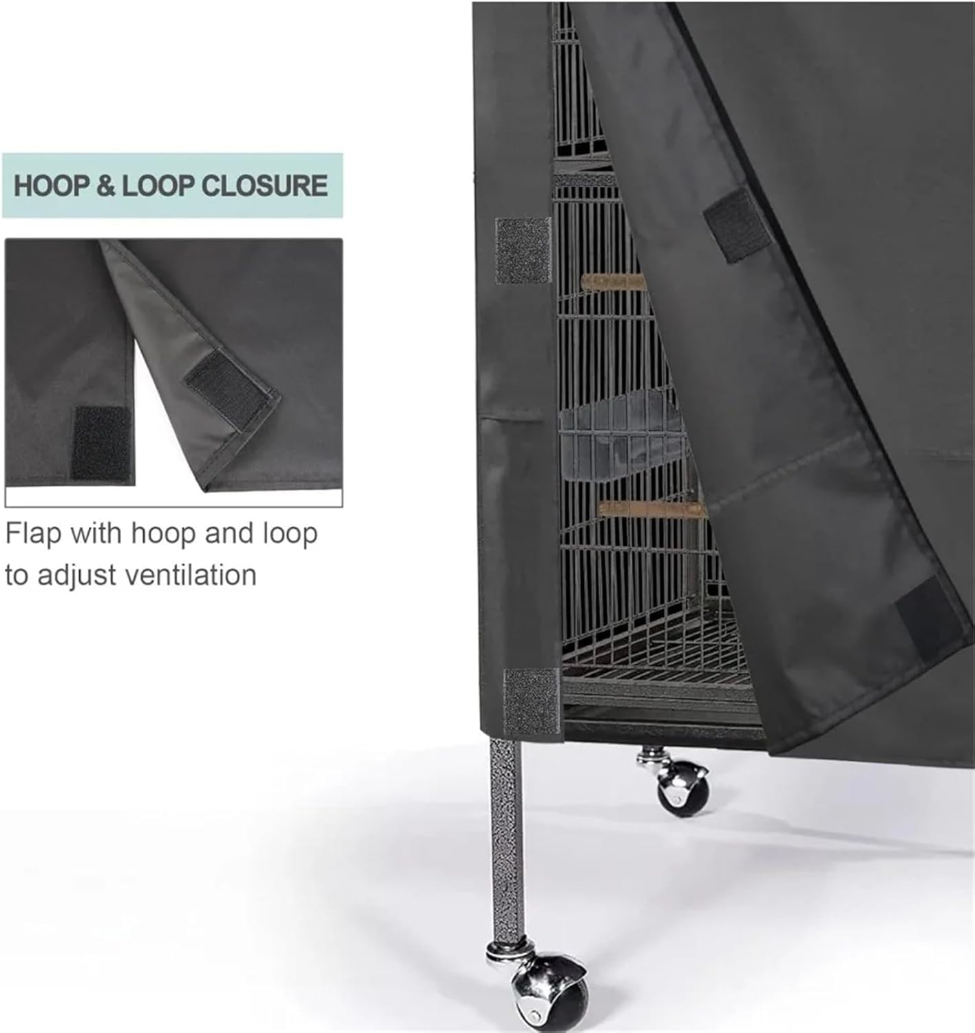 Bird Cage Cover Pets Product Universal Birdcage Cover for Pets' Good Night, Washable & Breathable Birdcage Cover for Birdcage Accessories(84x59x104cm)