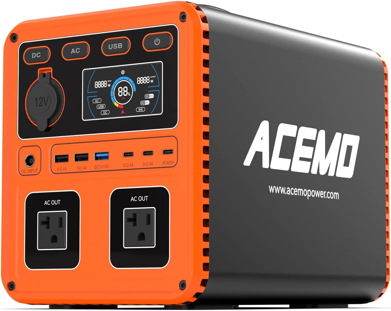 Amazon.co.jp: ACEMO ポータブル電源 ポータブルバッテリー 600Wh リン 