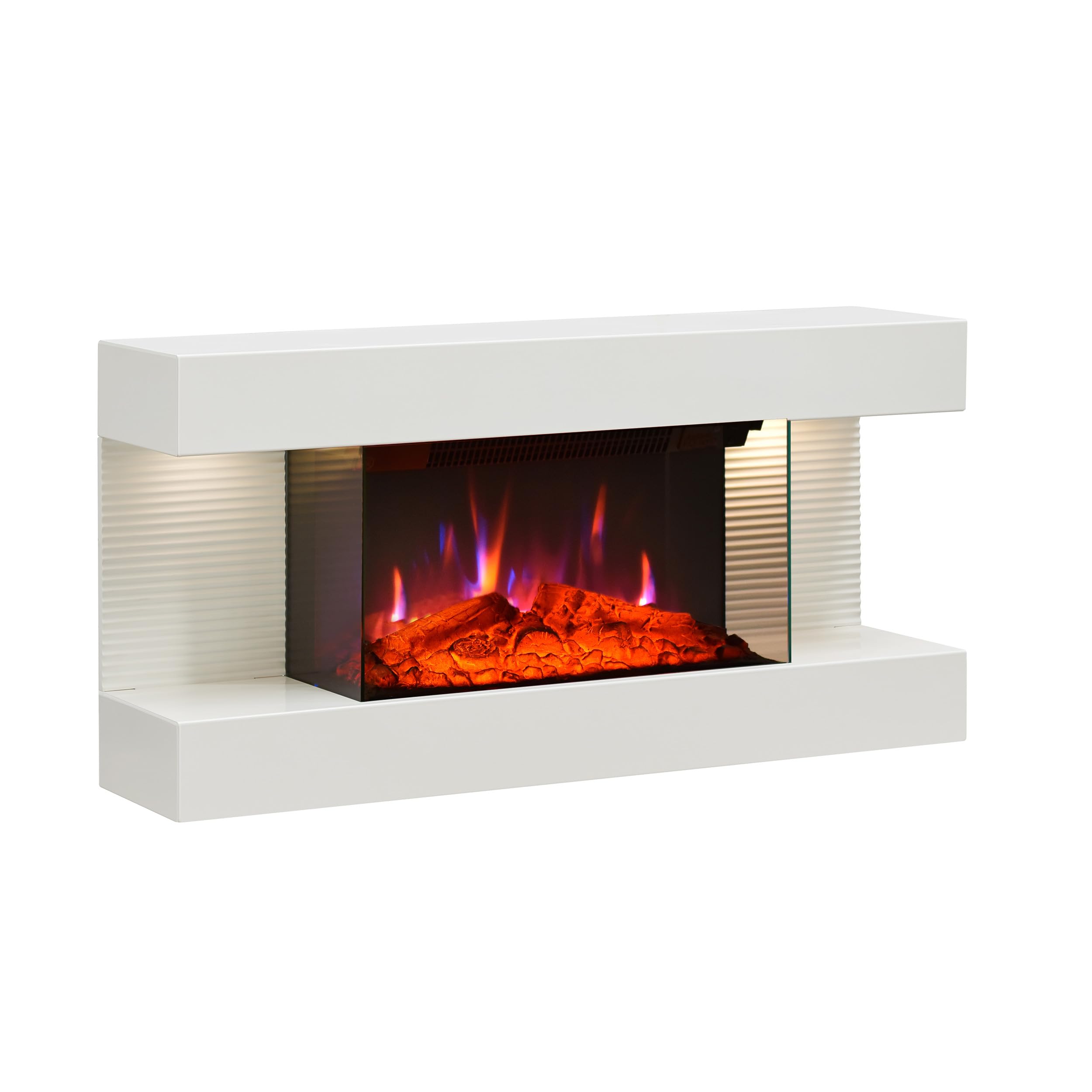 BALDERIA IDA - Chimenea eléctrica de Pared, 1800 W, Chimenea eléctrica Decorativa
