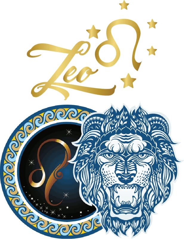 Imán Decorativo Zodiak Leo 5 Pulgadas Pack de 2 miniatura 2