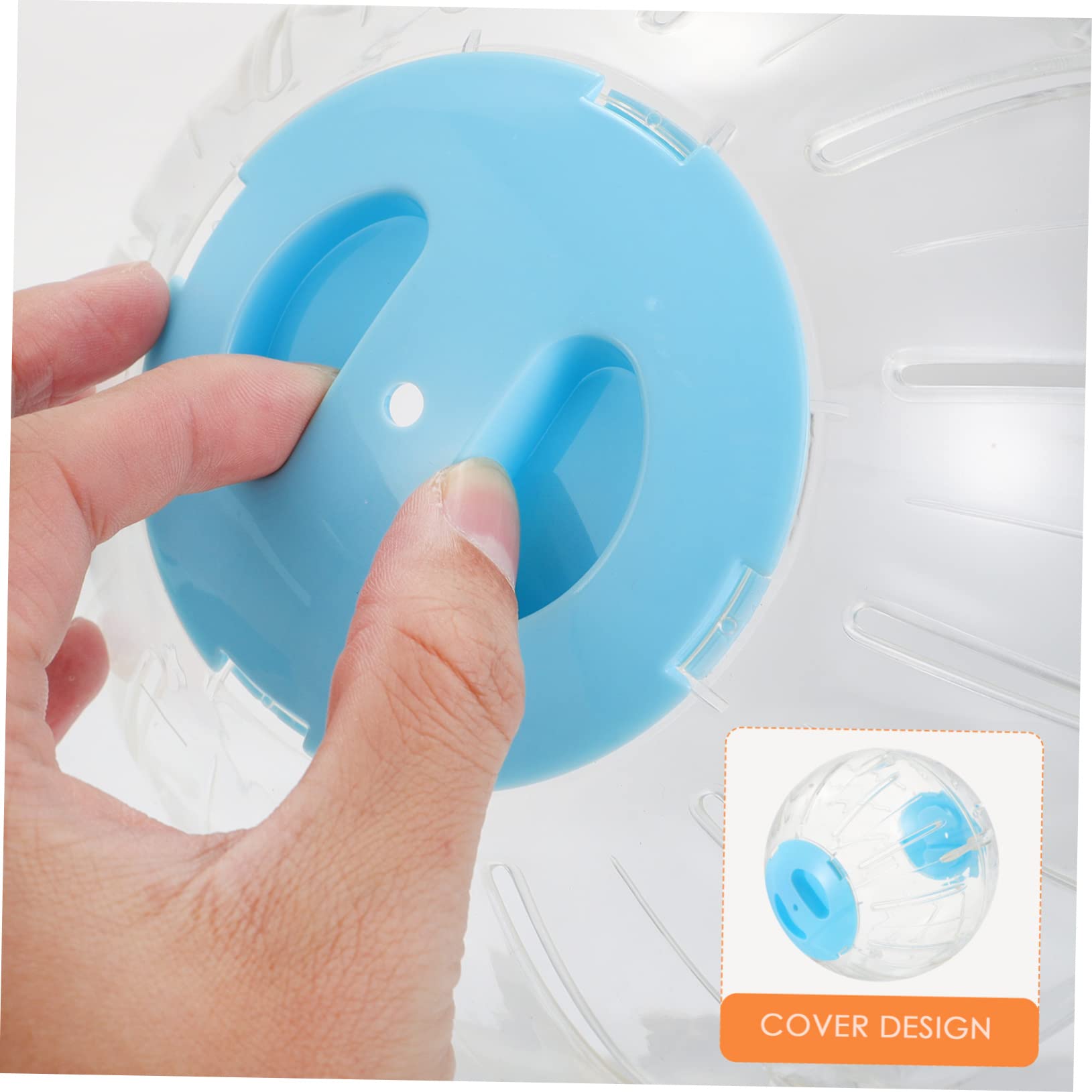 BESTonZON Hamster Laufball Transparente Trainingskugel für Hamster und Sicheres Haustiersportspielzeug für Interaktion und Fitness zu Reinigen Langlebig