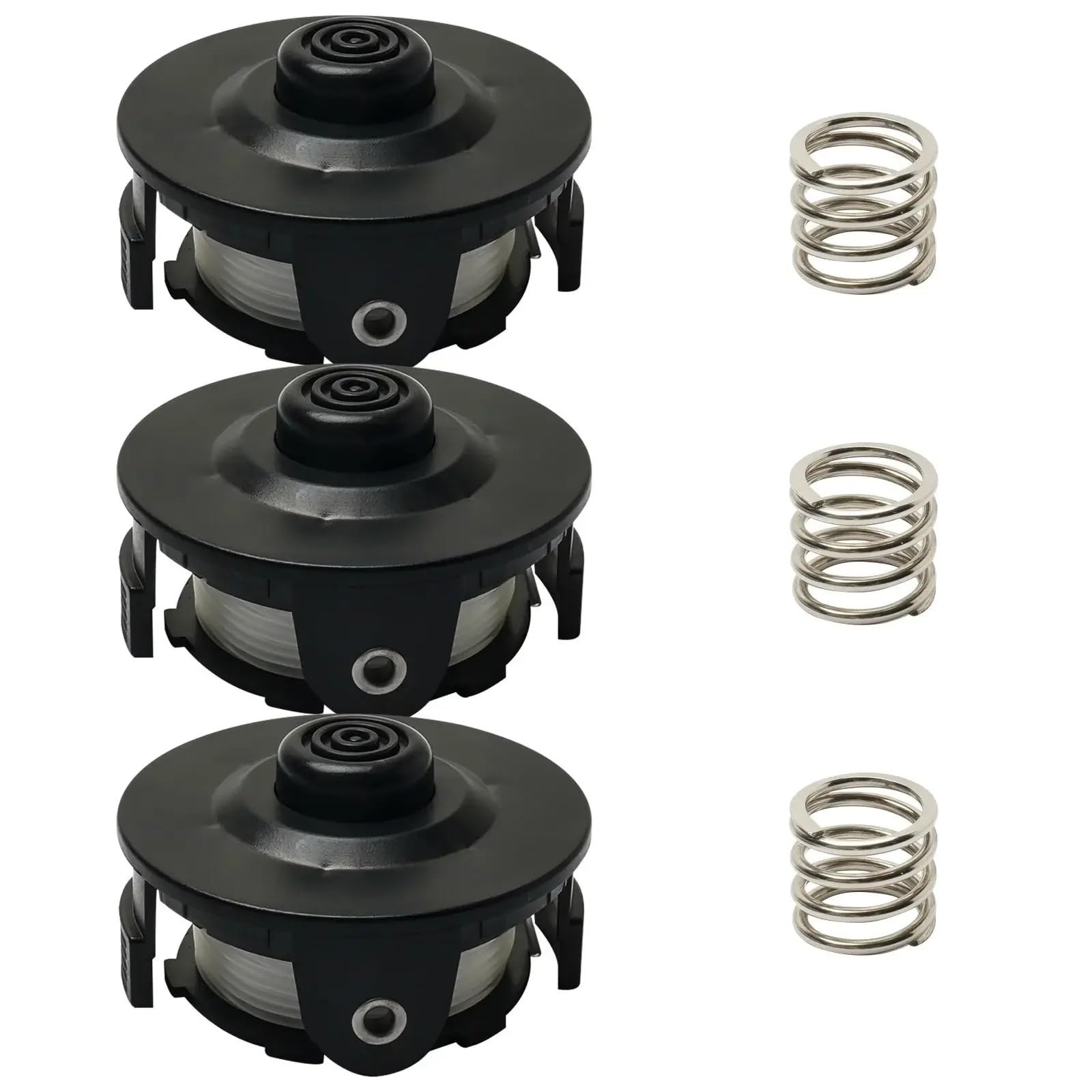 Cabezal de cortacésped con kit de resorte para Makita DUR181Z DUR141 | UR180D DUR181 Reemplazar 195858-1 196146-9 Accesorios para cortacésped(3pc)
