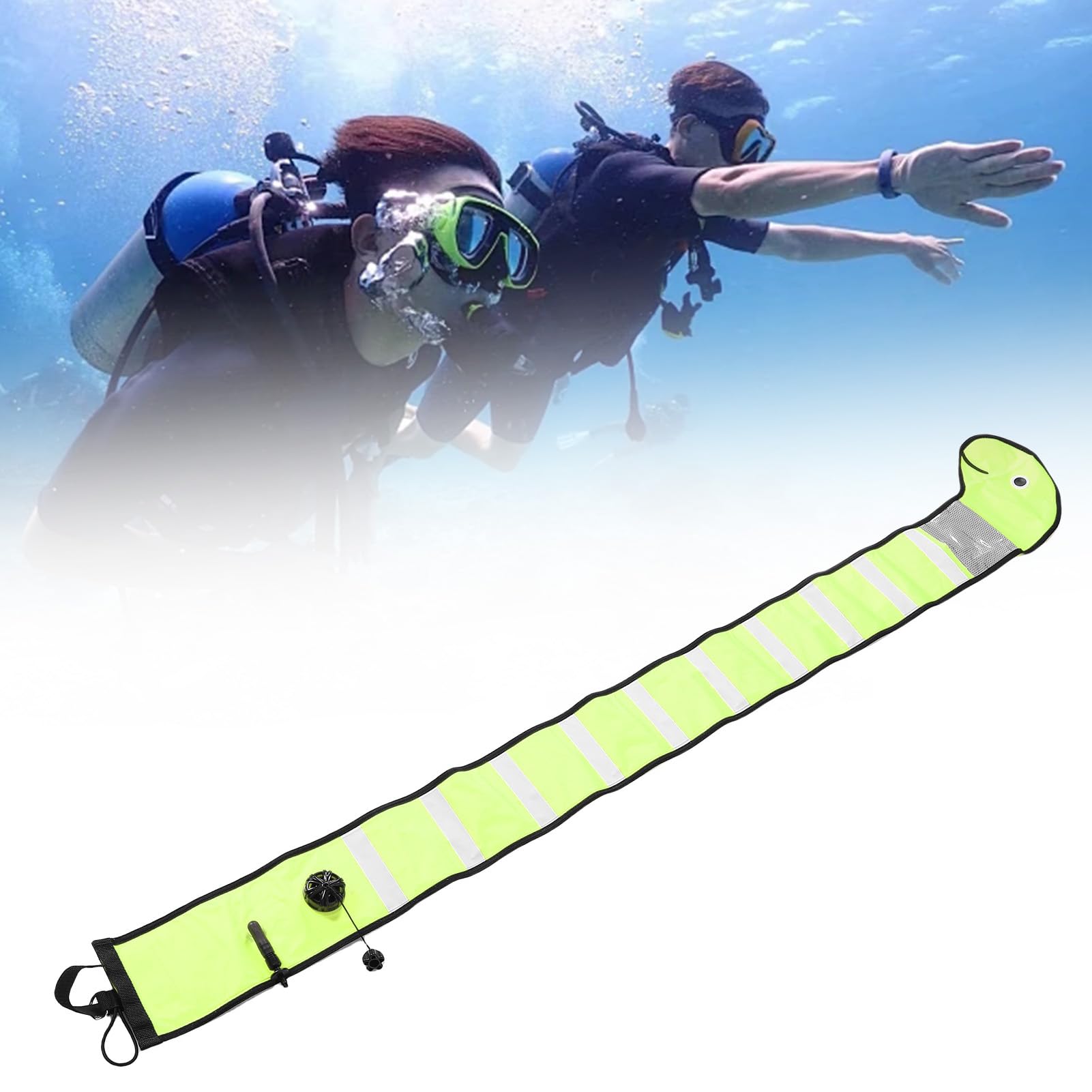 Annadue Pink Diving Surface Marker 5.9FT Nylon