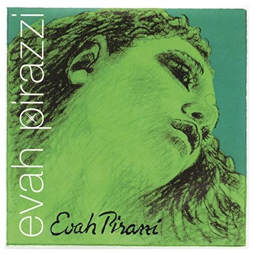 Evah Pirazzi Violin D String – Silver/Synthetic, Medium Tension, Ball End