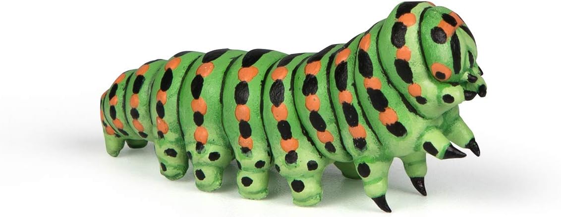 Papo - Realistic Caterpillar Figure - Ages 3+ - Garden Animals Collection - Educational Play Insects - Gift Idea Toy for Girls and Boys
