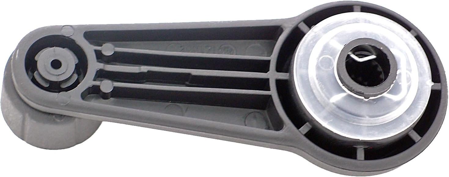 posterior view of the Dorman 82407 Window Crank Handle, showing the mounting mechanism.
