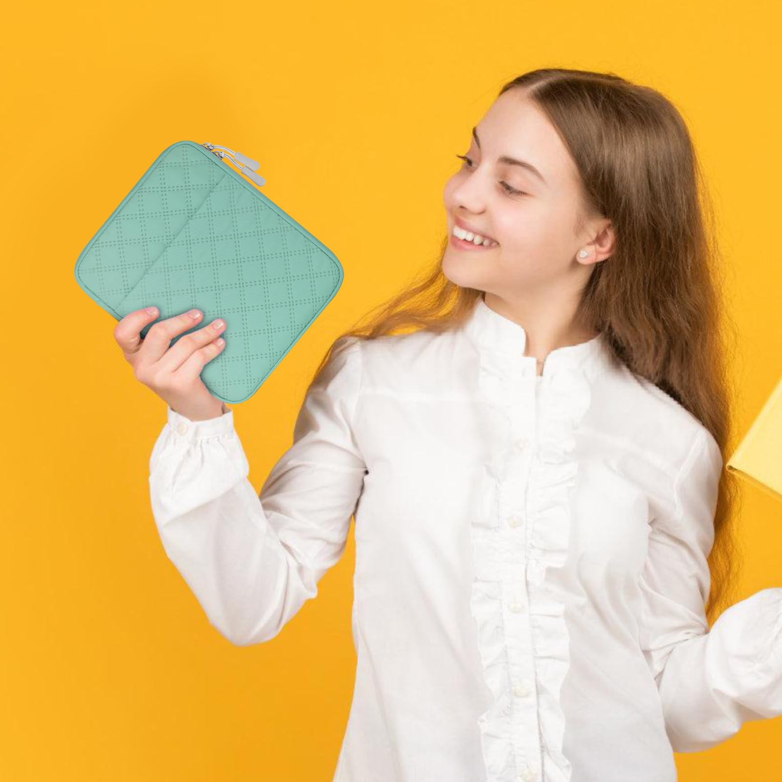 Funda acolchada para eBook/e-Reader de 6 a 7 pulgadas (tela verde)