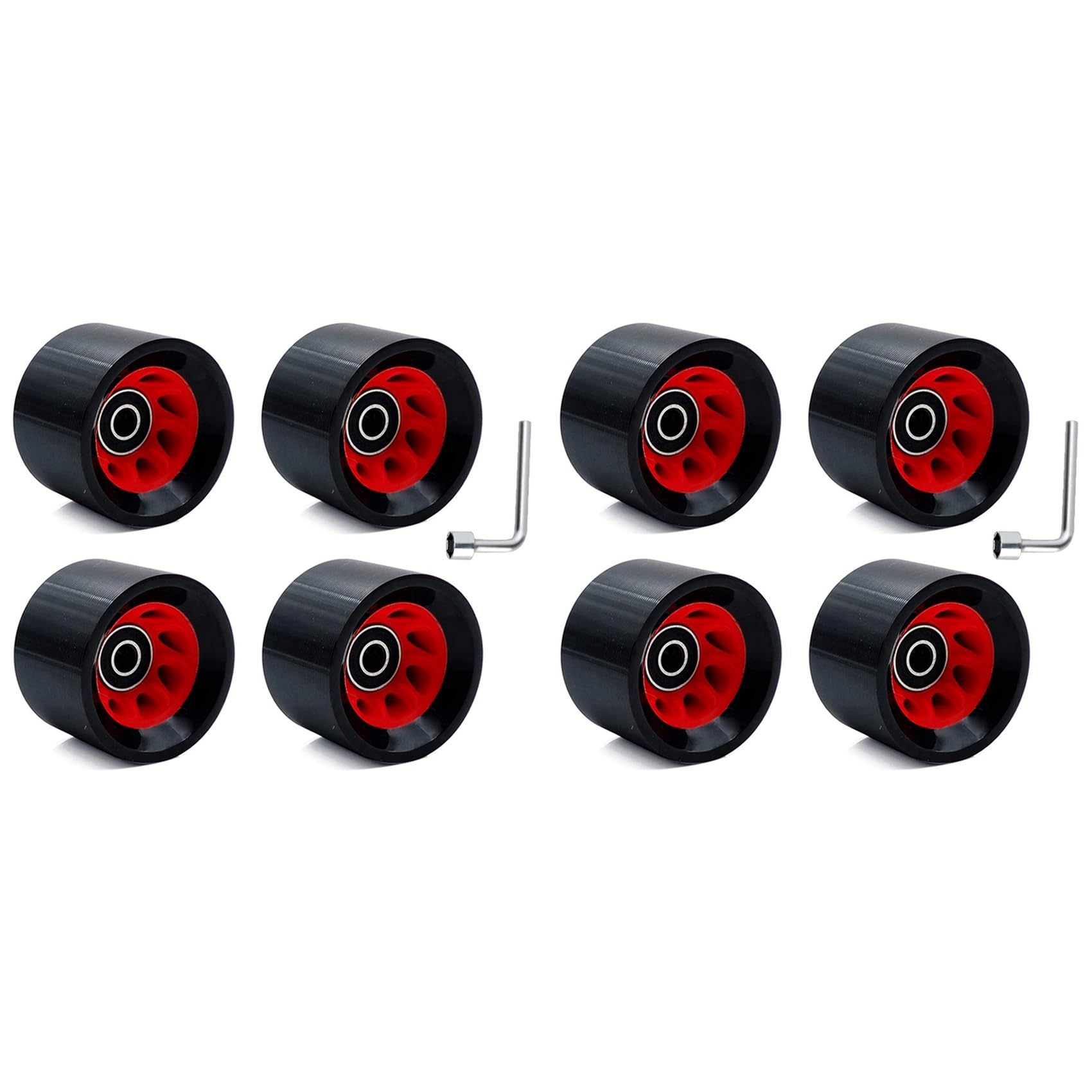 NIEI 8 StüCk 58Mmx32Mm, 82A Quad Rollen Rollschuhe Für Den AußEn