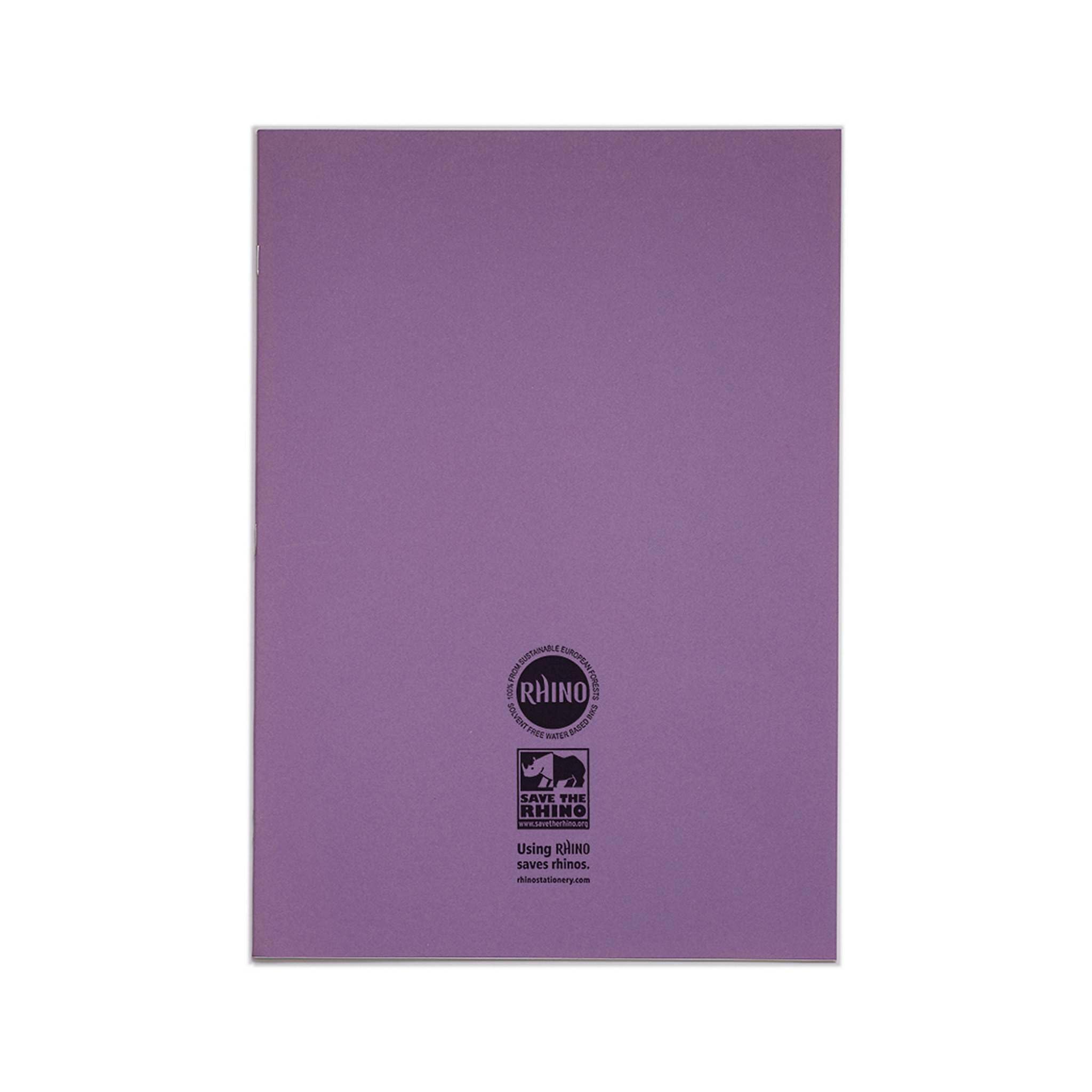 Rhino Oversized Exercise Books, 80-Page / 8mm Lined with Margin Paper Notebook, 10-Pack, 13 x 9 Writing Book - Image 4
