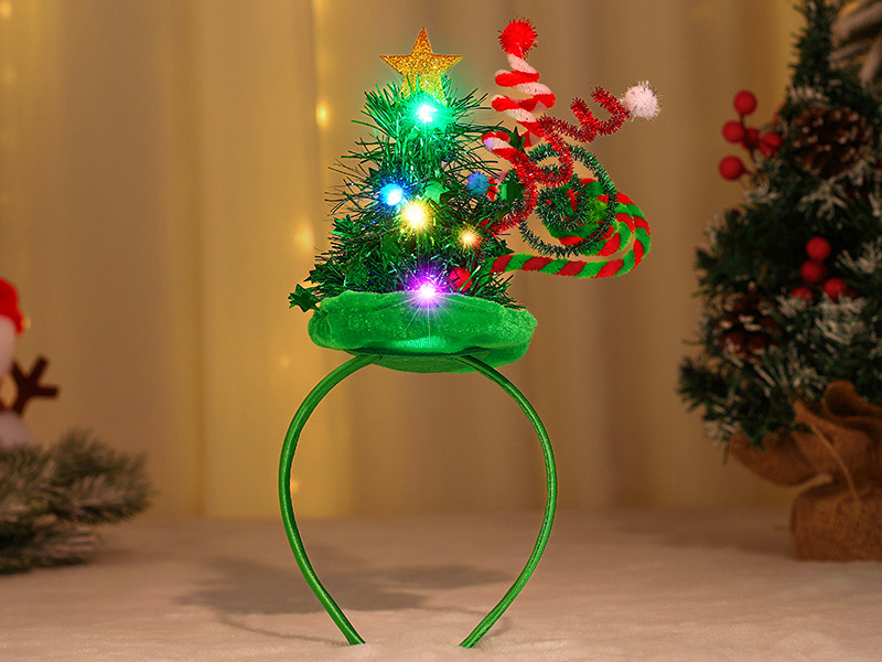 Amazon.com: Catery Christmas Hats Headbands Light up 