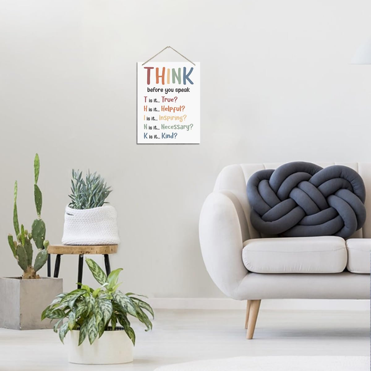 Mental Health Desk Decorative Ceramic Plaque With Wooden Stand Mental Health Sign Desk Decor For Psychology Therapy Office-Mental Health Gift For School Counselor Student Boy Girl (It's Okay To Not