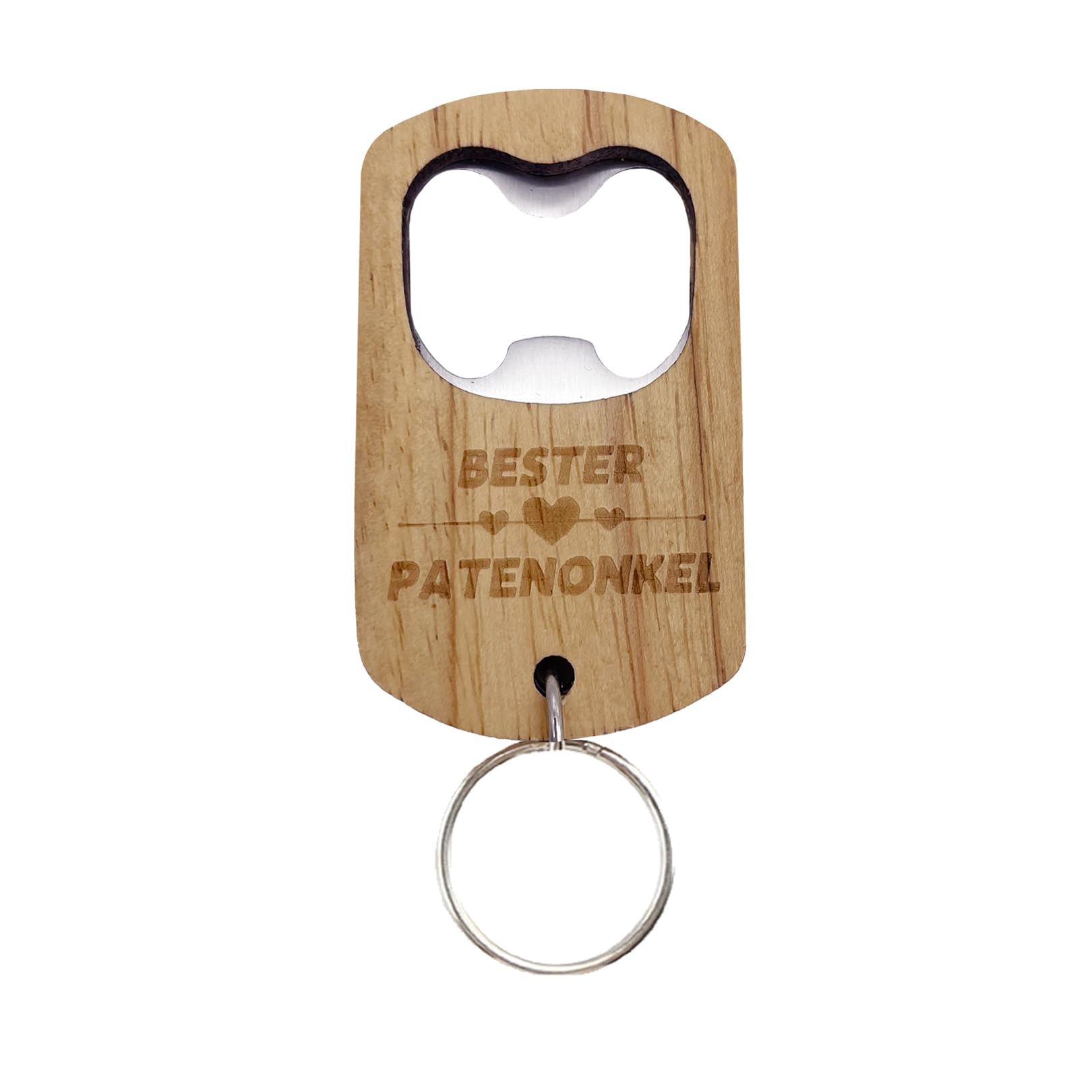 Patenonkel Fragen,Flaschenöffner Holz,Mit Bester Patenonke Segen,Holzgriff Naturholz Bier Bieröffner,Holz Tragbare Kapselheber,Geschenke öffner Personalisierter,für Männer Geburtstag Weihnachten