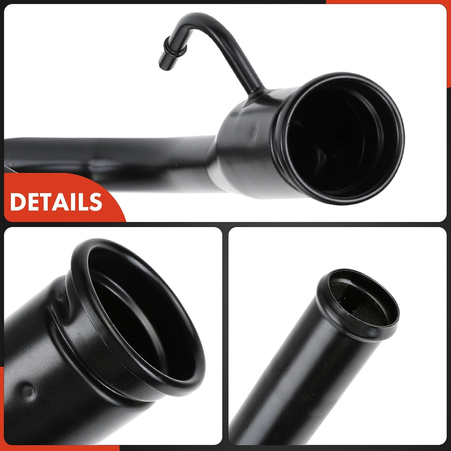 A-Premium Fuel Tank Filler Neck Pipe Hose Compatible with Dodge Grand Caravan 2012-2020 & Chrysler Town & Country 2012-2016 & Ram C/V CV