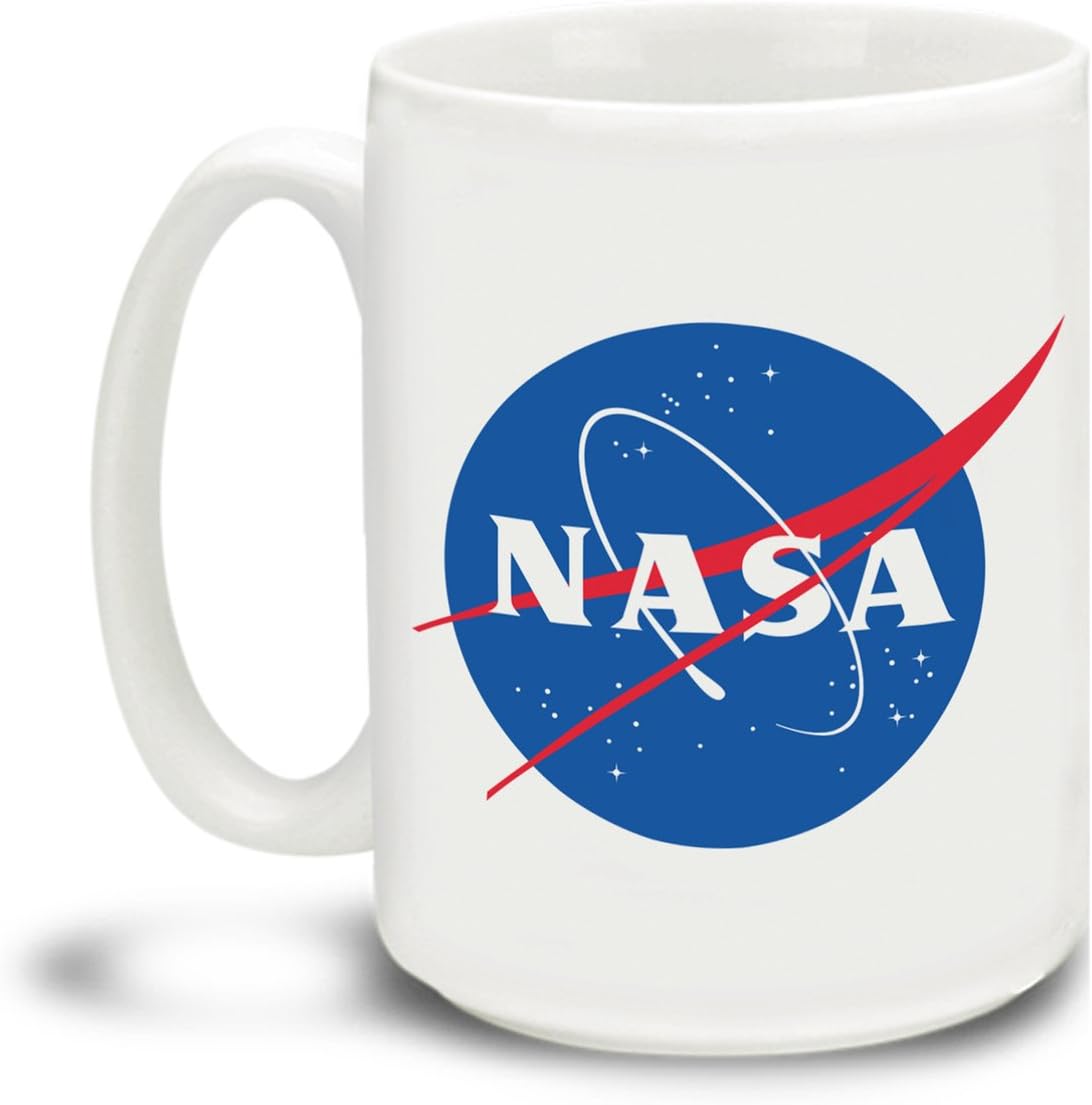 NASA Logo Meatball - 15 oz Large Ceramic Coffee Mug