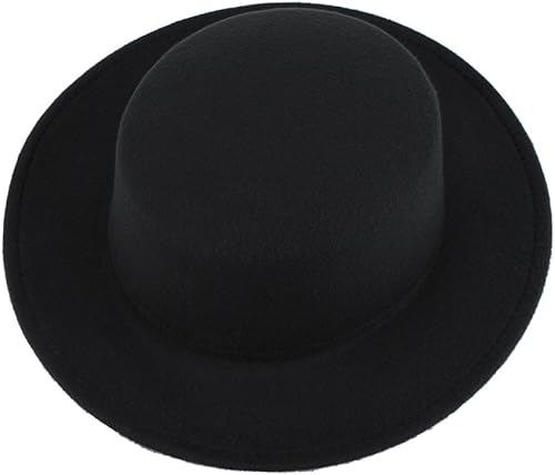 Miniatura 2 de Sombrero plano de Fedora para adultos, mujeres y hombres, sombreros de Fedora, gorras de Panamá, gorra de jazz
