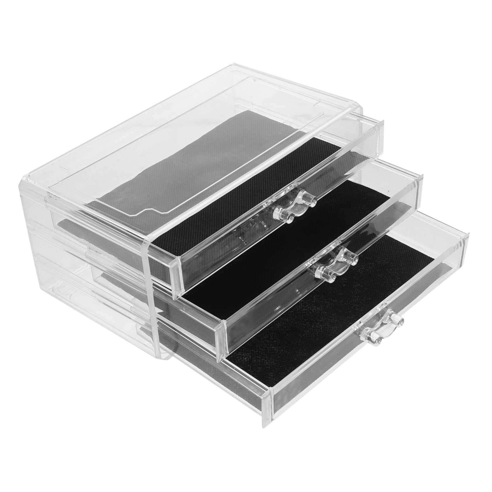 Organisateur pour accessoires de manucure transparent contre le désordre