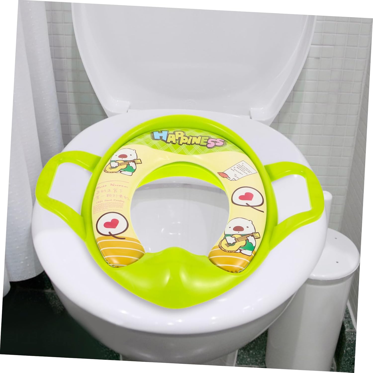 Portable Toddler Toilet Seat for Boys and Girls Kids Potty Training Ring Cushion Travel-Friendly Design for Easy Use at Home and On-the-Go