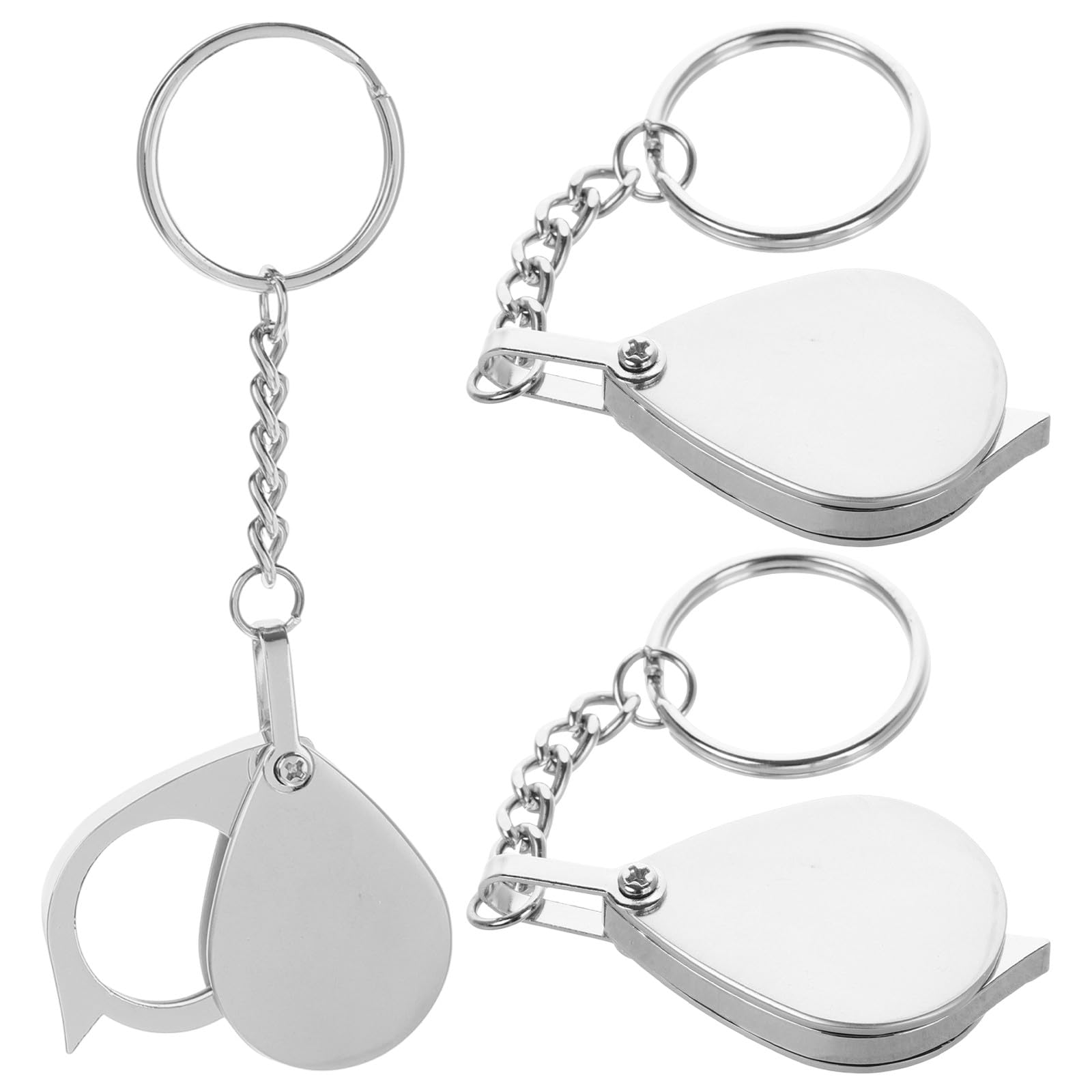 Lupa de joyería 30X de bolsillo plegable Healeved con lente de cristal para gemas