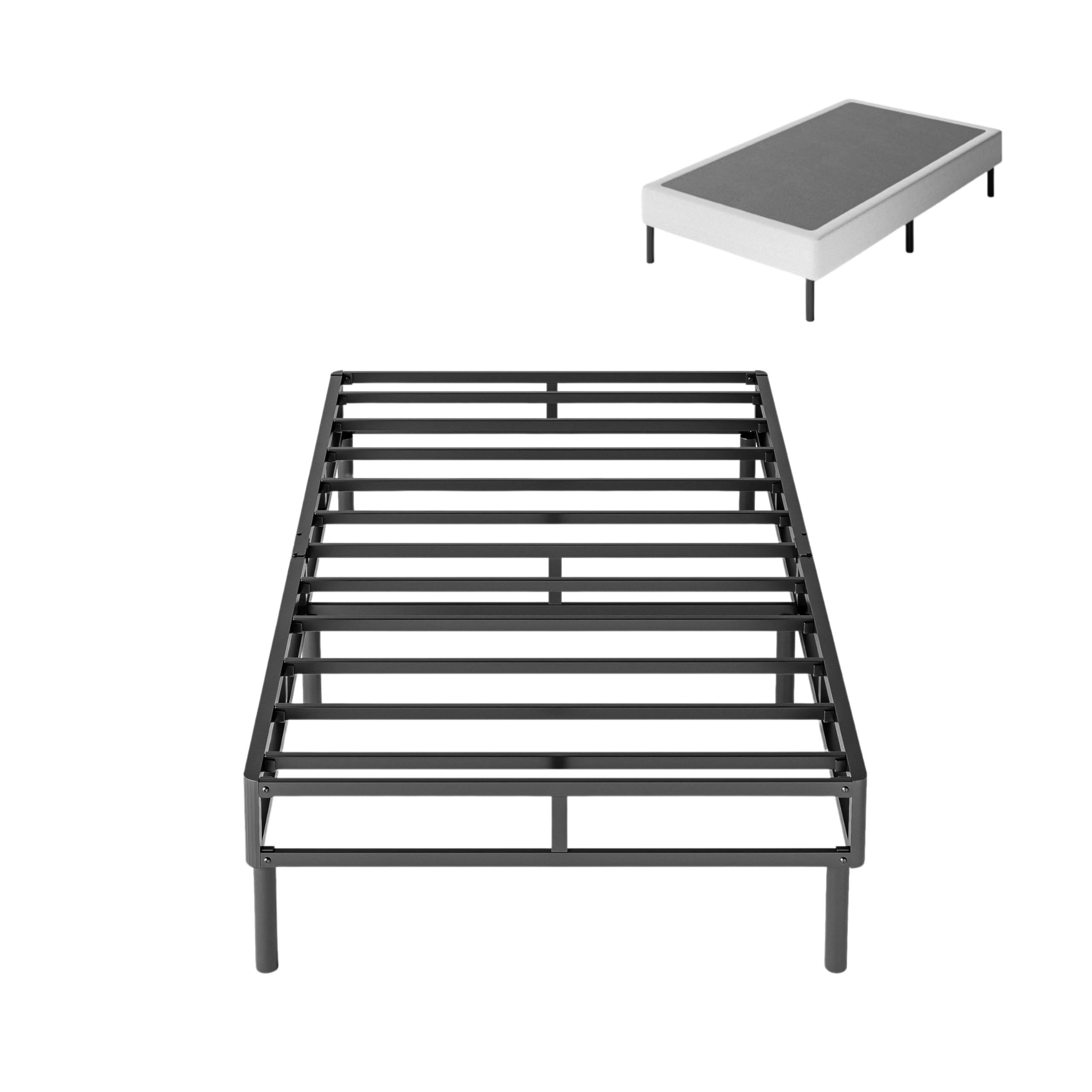 VTWAZAST 5 Inch Twin XL Box Spring with 9 Inch Metal Leg Support, Easy