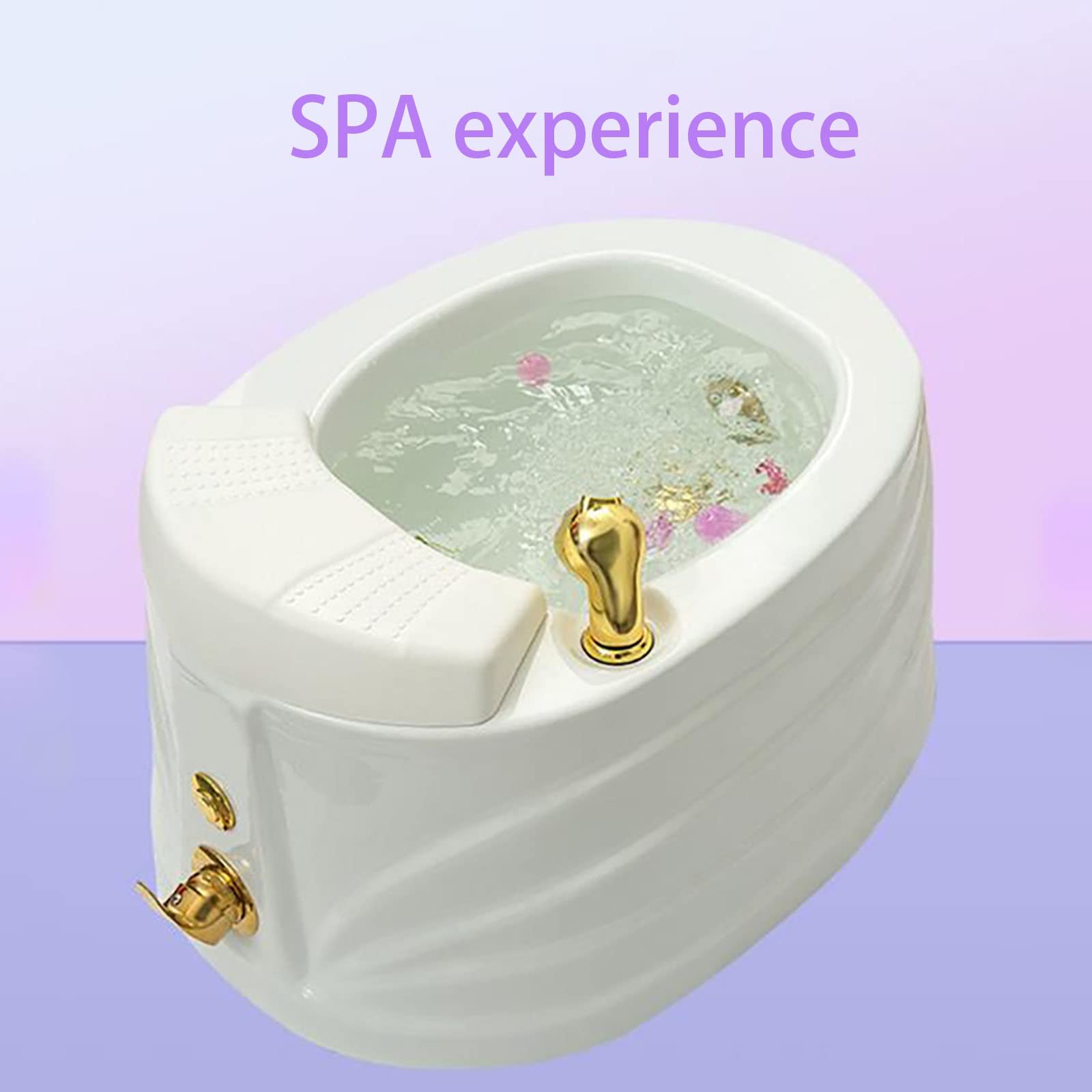 Masajeador de spa de pies con calor, masaje y chorros – calma los músculos cansados, mejora la circulación, tratamiento de spa en casa – pantalla LED, spa de pedicura de pies