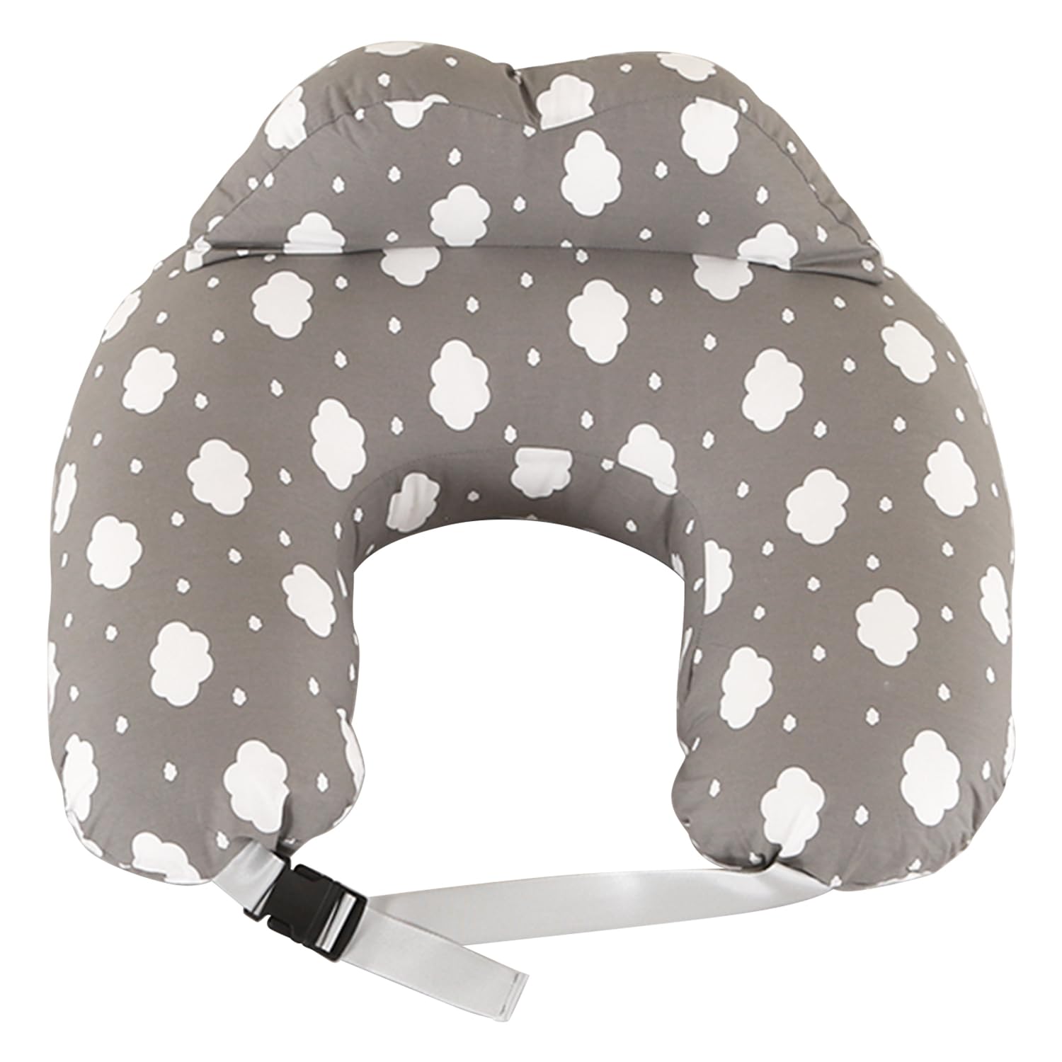 Labtec Nursing Pillow for Breastfeeding, Multifunctional Breast Feeding Pillow with Adjustable Waist Strap and Safety Fence, 100% Cotton Removable Pillowcase, Pregnancy Gift