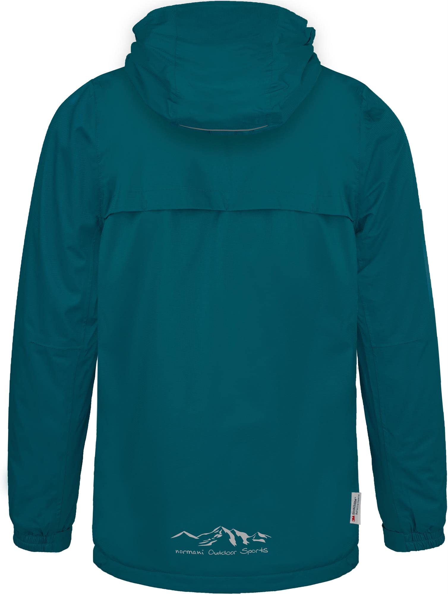 normani Kinder-Regenanzug Softshellset mit Fleecefutter 2-teilig wasserdichtes Set aus Regenjacke und Regenhose für Jungen und Mädchen - Wasser- und Winddicht