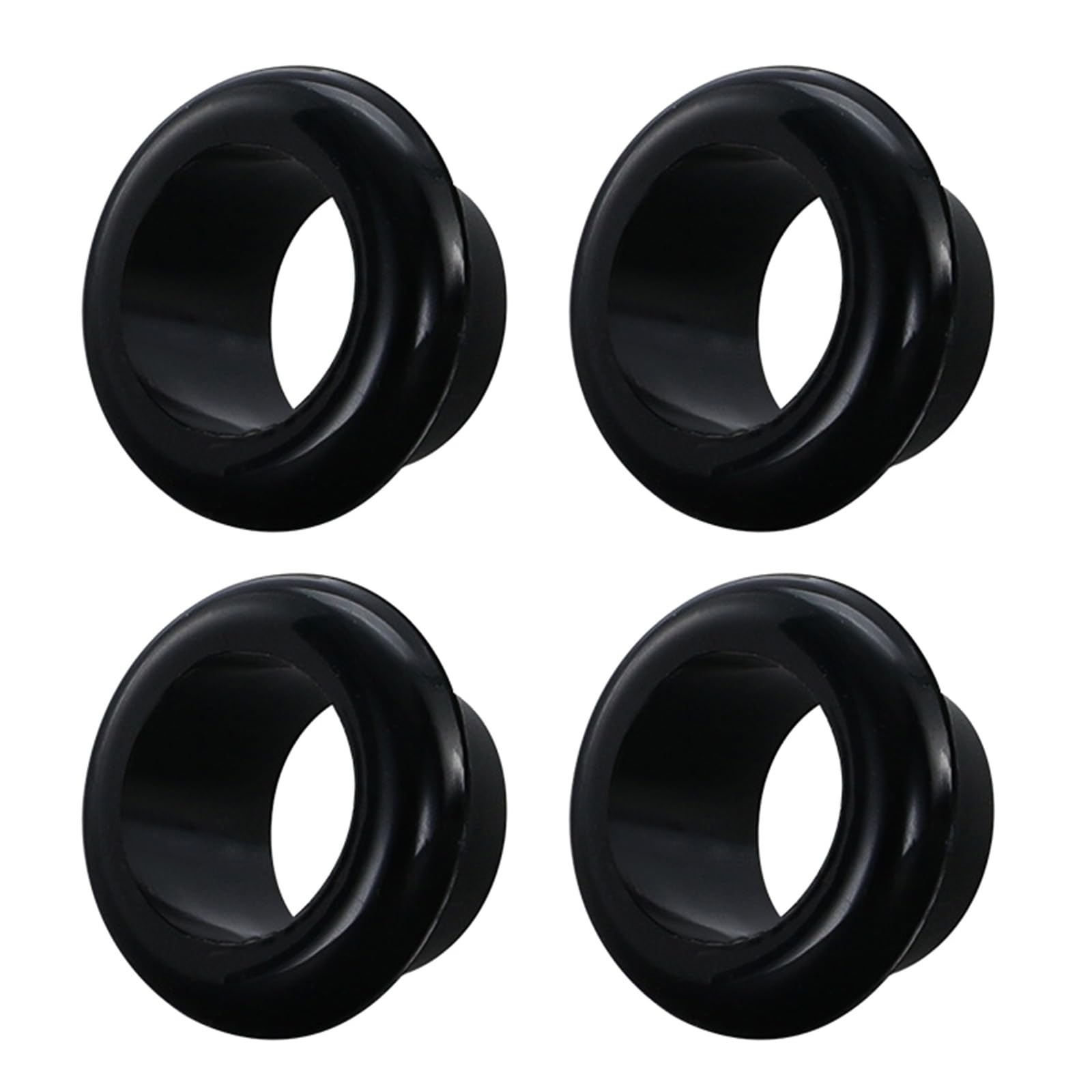 12-Pack Heat Resistant Silicone Grommets – Countertop Protectors For Hot Cookware, Stove Grommets, Essential Kitchen Accessory (Black, Rubber Material)