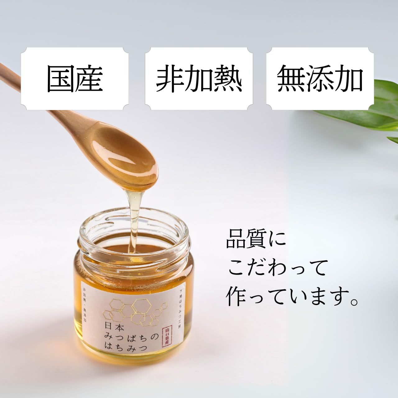 Amazon | 日本みつばちのはちみつ 150g 国産 無添加 非加熱 純粋 百花
