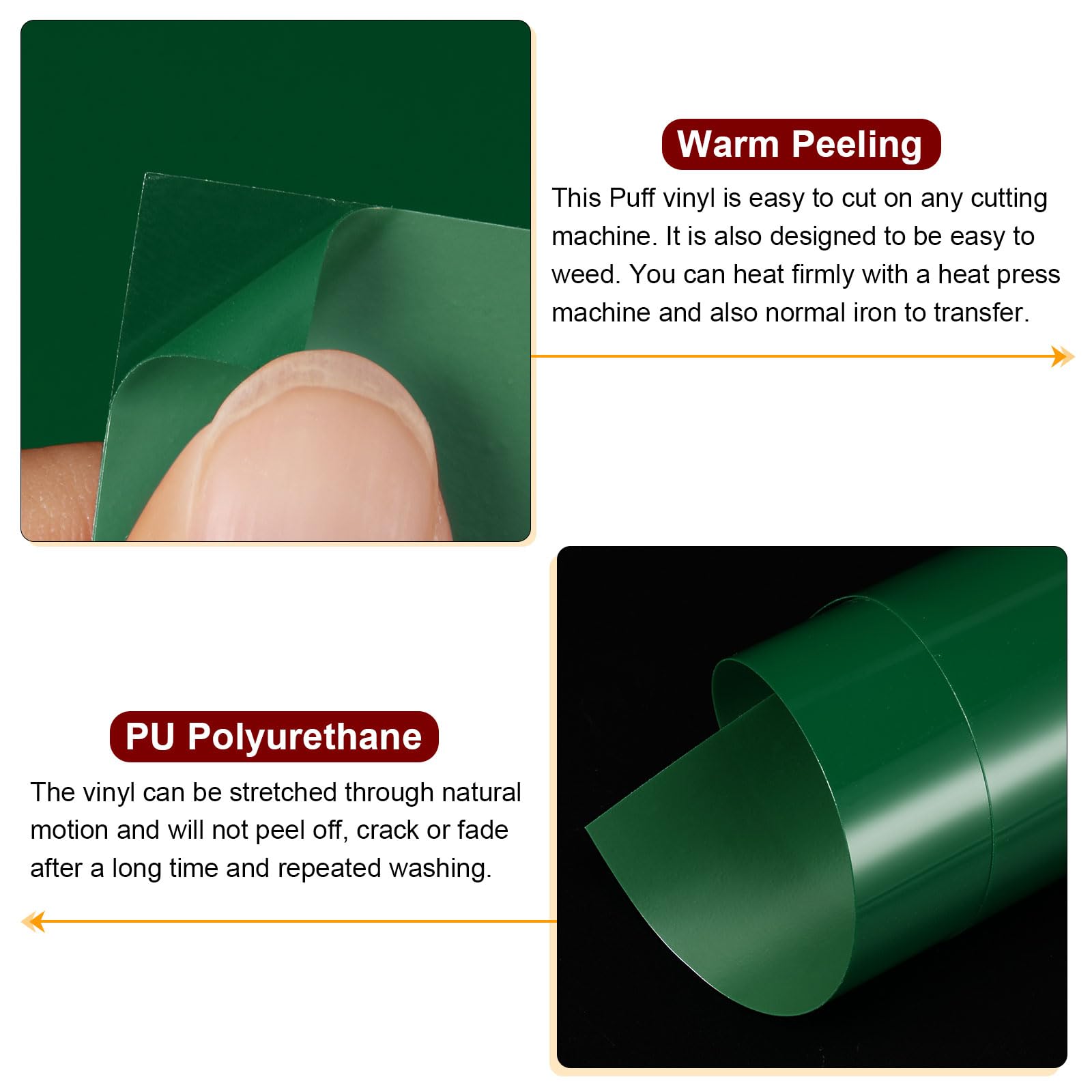 3Dパフ熱転写ビニール ビニールヒートプレスフィルムアイロン 3枚 3Dパフ熱転写ビニール ビニールヒートプレスフィルムアイロン 3枚 3D