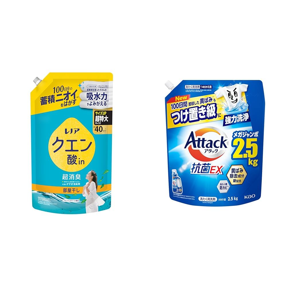 Amazon | レノア 【セット買い】 クエン酸in 超消臭 衣類のすすぎ消臭