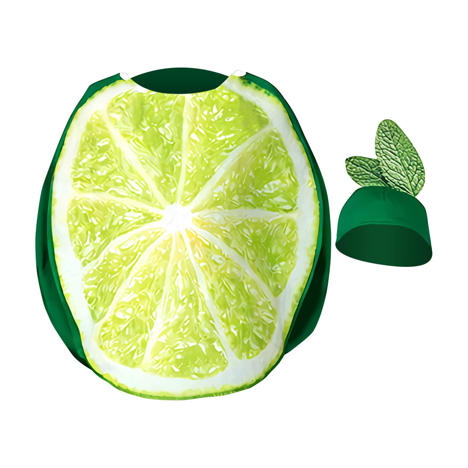 Uomianty Halloween Costume | Lightweight Clear Lime Prints Outfit,Funny Halloween Costumes - for Men Family Friends Gathering Party Carnival Role-Playing Indoor Outdoor