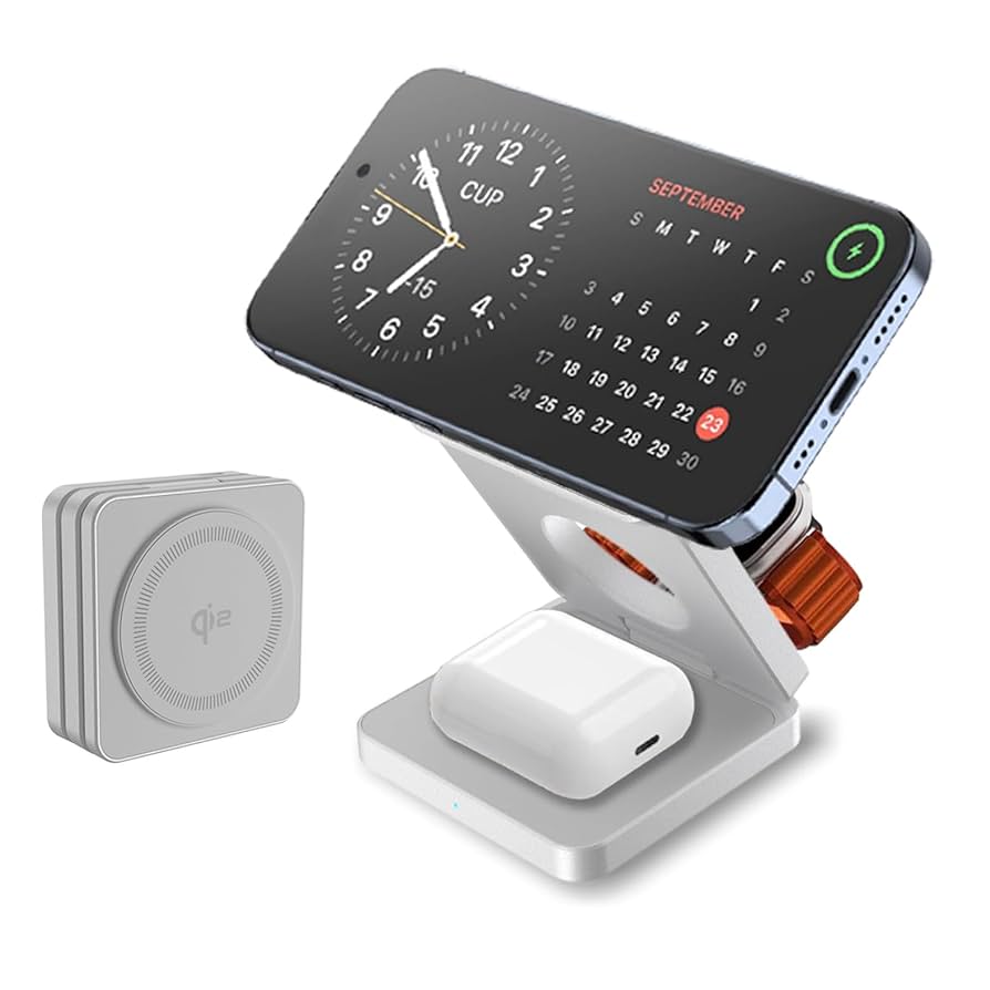 Amazon.co.jp: CocoRise Magsafe スタンド 充電器 Qi2 3in1 25W