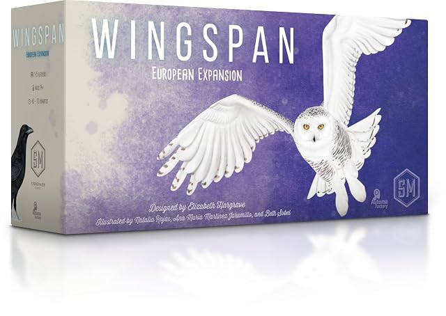 Stonemaier Games, Wingspan: European Expansion, Board Game, Ages 14+, 1-5 Players, 40-70 Minute Playing Time