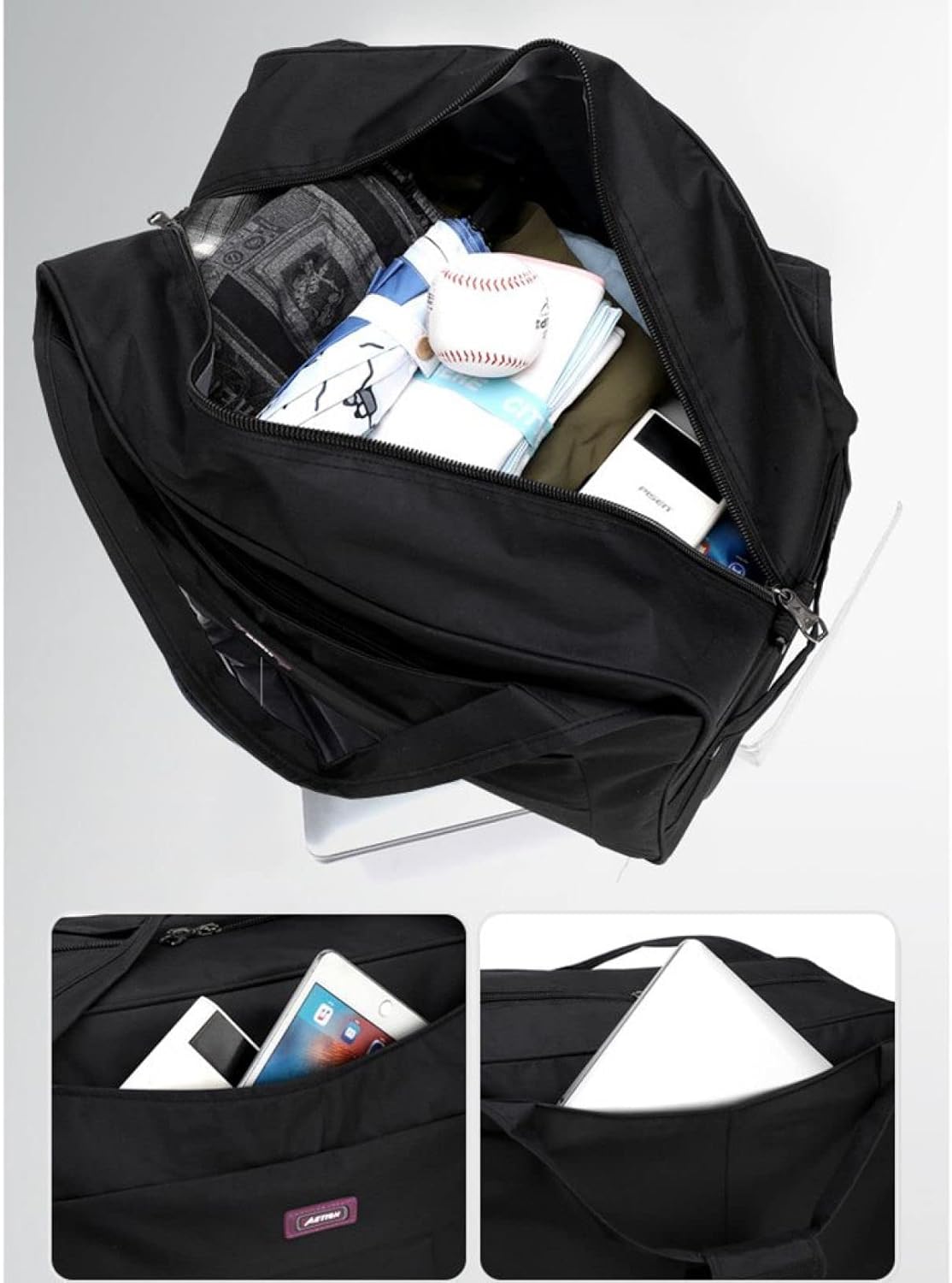 [カッキガッキ] ボストンキャリーバッグ 2way キャスターバッグ 55L キャリーバッグ 折りたたみ 大容量 3輪 撥水加工 ト