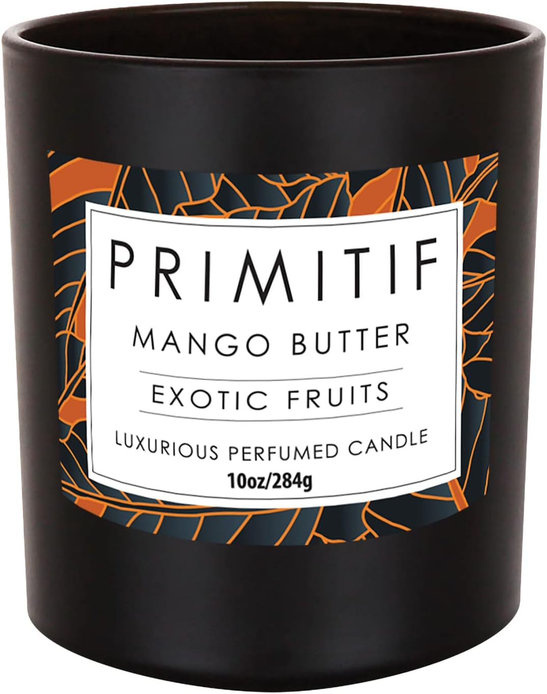Enesco Izzy and Oliver Primitif Exotic Fruits Scented Jar Candle, 10 Ounce, Mango Butter