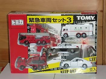 Amazon | トミカ 緊急車両セット3 5台セット | ミニカー・ダイ