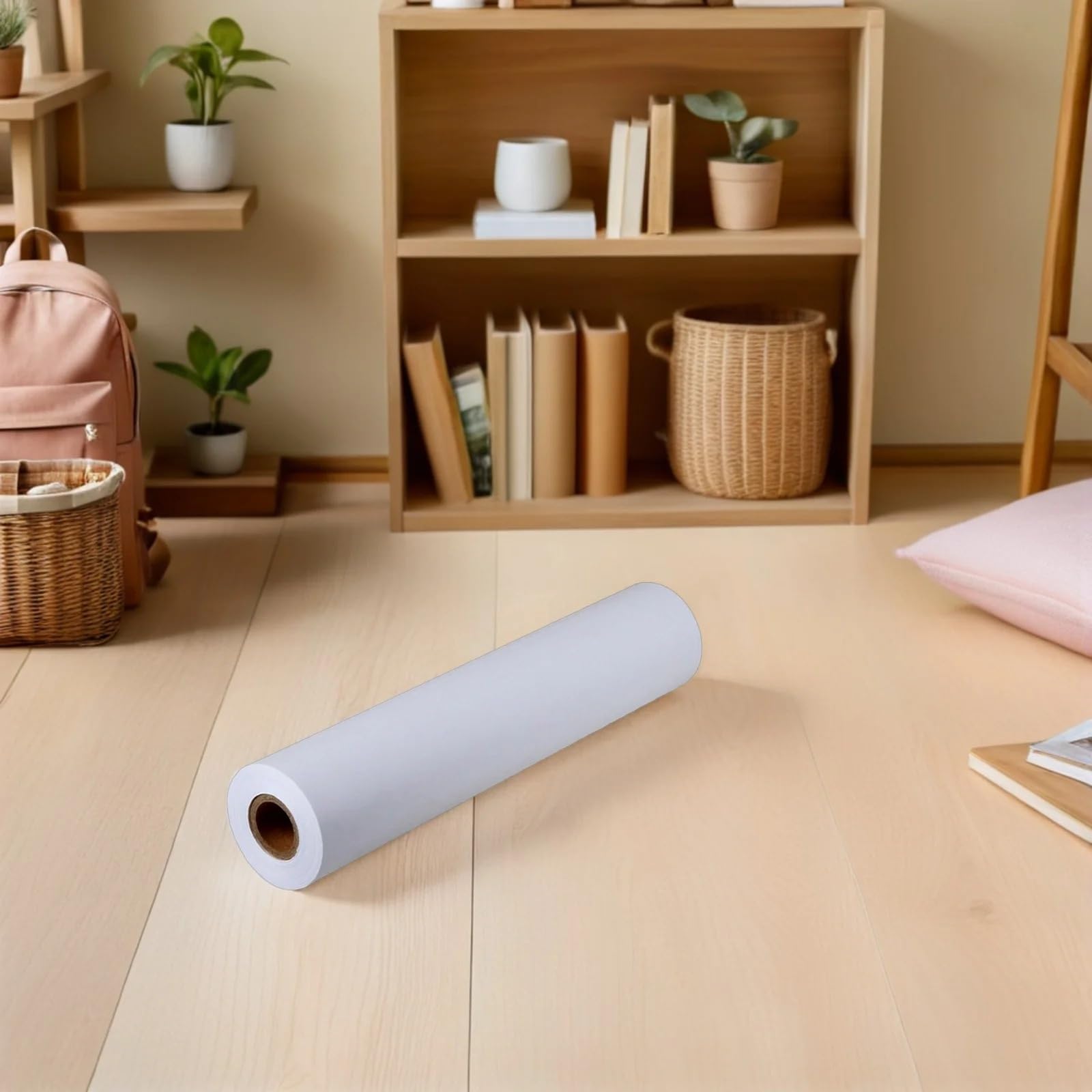 Papel De Calco Rollo de Papel Acuarela en Blanco 30x5m | 2 piezas de pasteles de carbón de tinta de dibujo premium