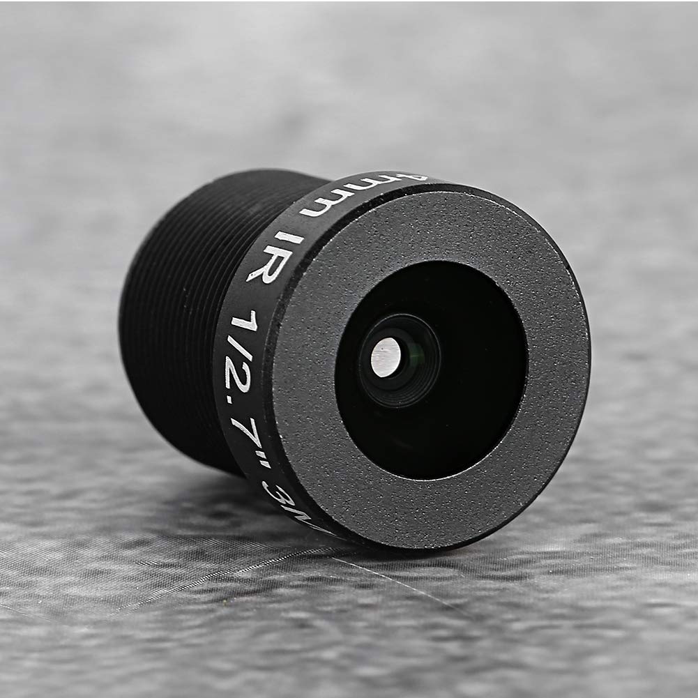 CCTV 4mm 3MP HD Obiettivo Scheda di Sicurezza Sostituzione Obiettivo della Fotocamera con Lunghezza focale Fissa, Obiettivo Pixel ad altissima Definizione 12M Adatto per Il Sistema