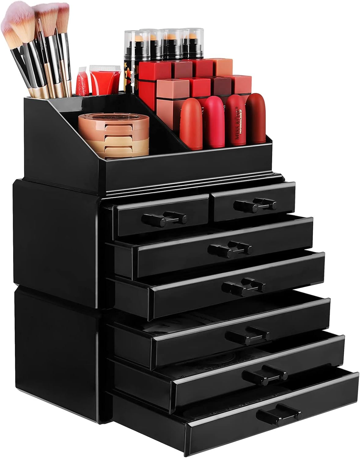 Cosmetic Storage Drawers, Acrylic Makeup and Jewelry Storage Organizer, Cosmetic
