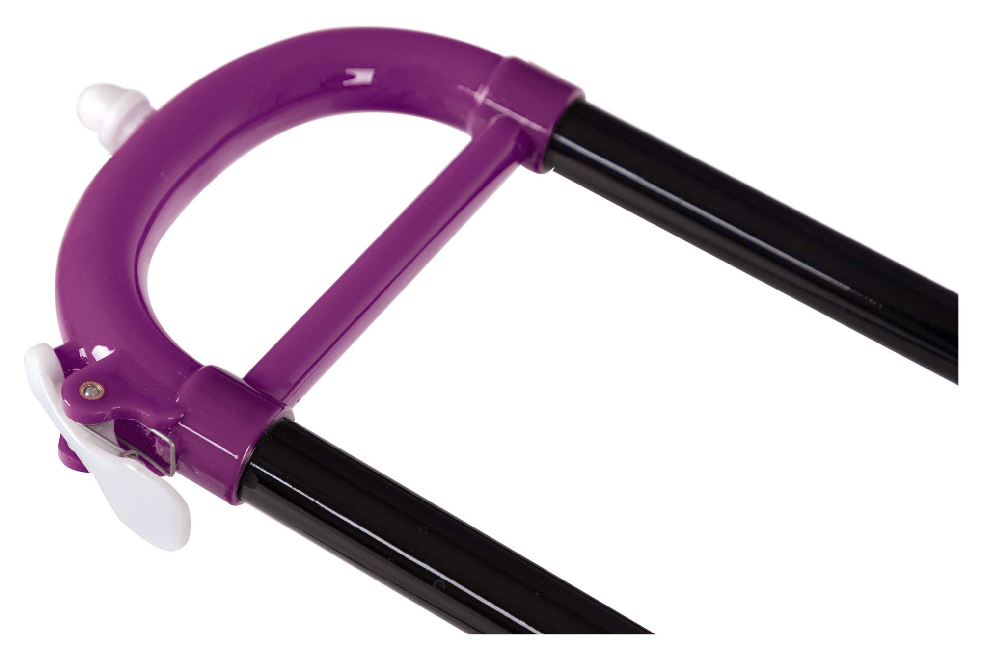 Classic Cantabile MardiBrass Trombone Quart en ABS plastique - Accord Bb/F - Coulisse en fibre de verre - 850g léger - Perçage : 13,9 mm - avec embouchure et housse - violet