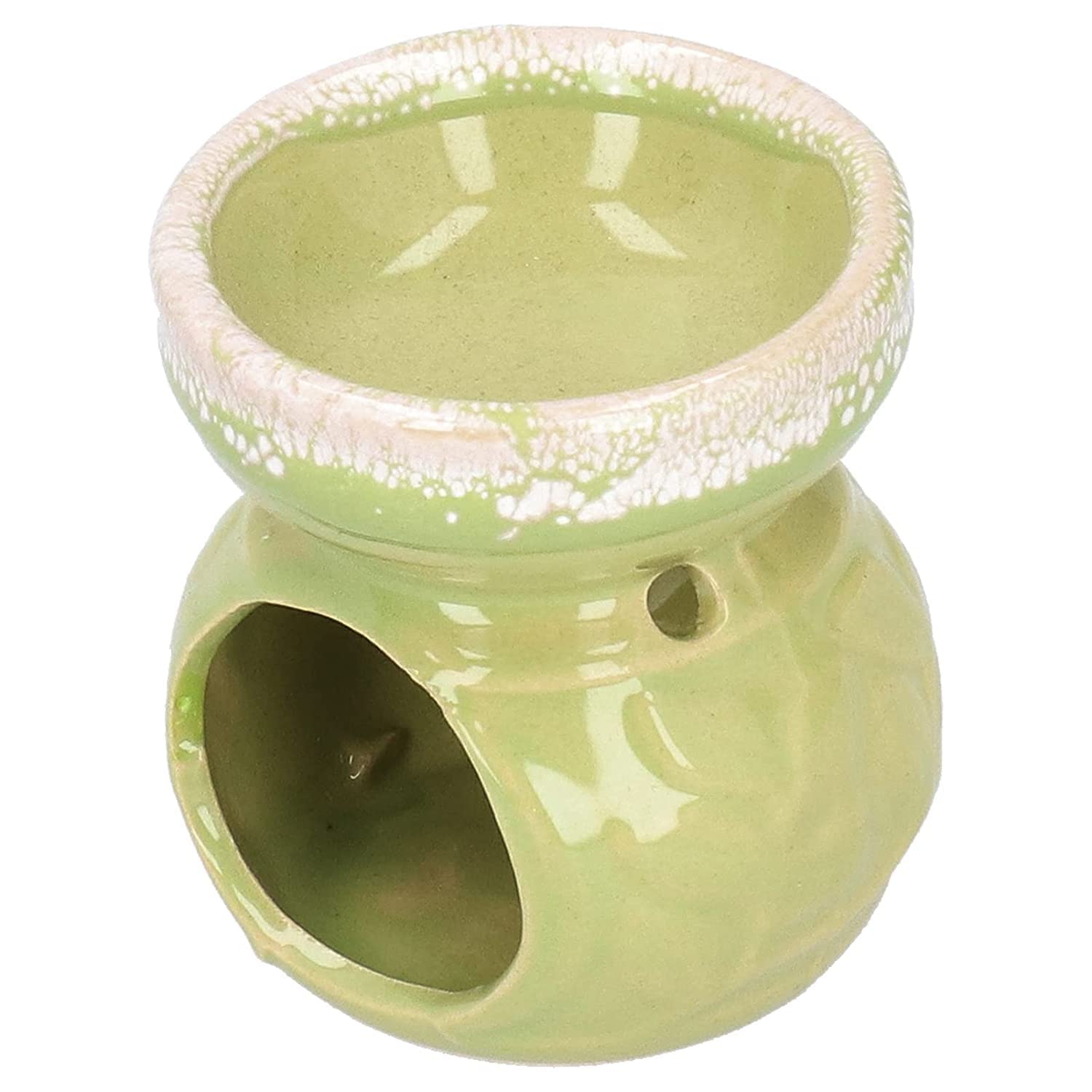 NOBRIM Aromatherapie-Lampe Wachs- und Öl-Keramik-Aromabrenner Aromakerze Keramikofen Dekoration Ätherischer Ölbrenner für Home Office Housewarminggeschenk für Wohnzimmer Studie