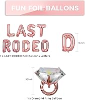 Vista 3 de Último Rodeo - Decoraciones para despedida de soltera - Decoración de globos de despedida de soltera - Decoración de fiesta de despedida de soltera