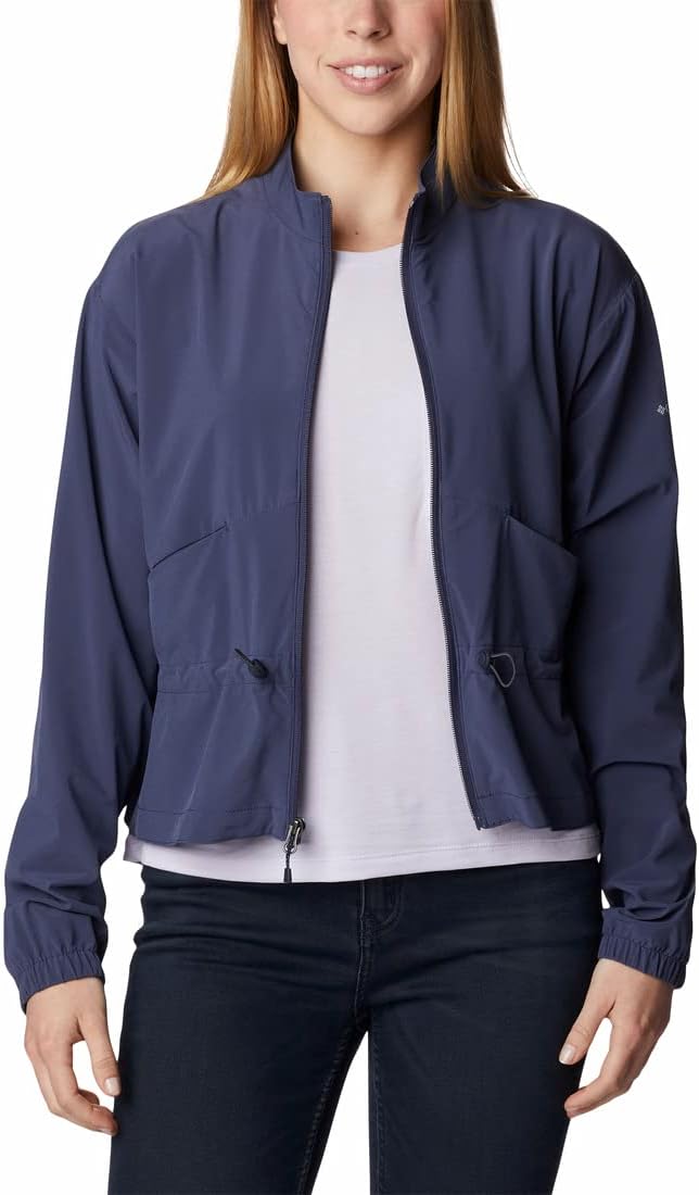 ColumbiaWomens Boundless Beauty Full Zip Shirt, Nocturnal, XS