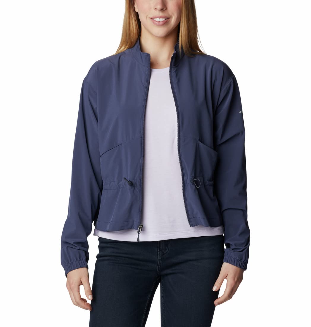 ColumbiaWomens Boundless Beauty Full Zip Shirt, Nocturnal, XS