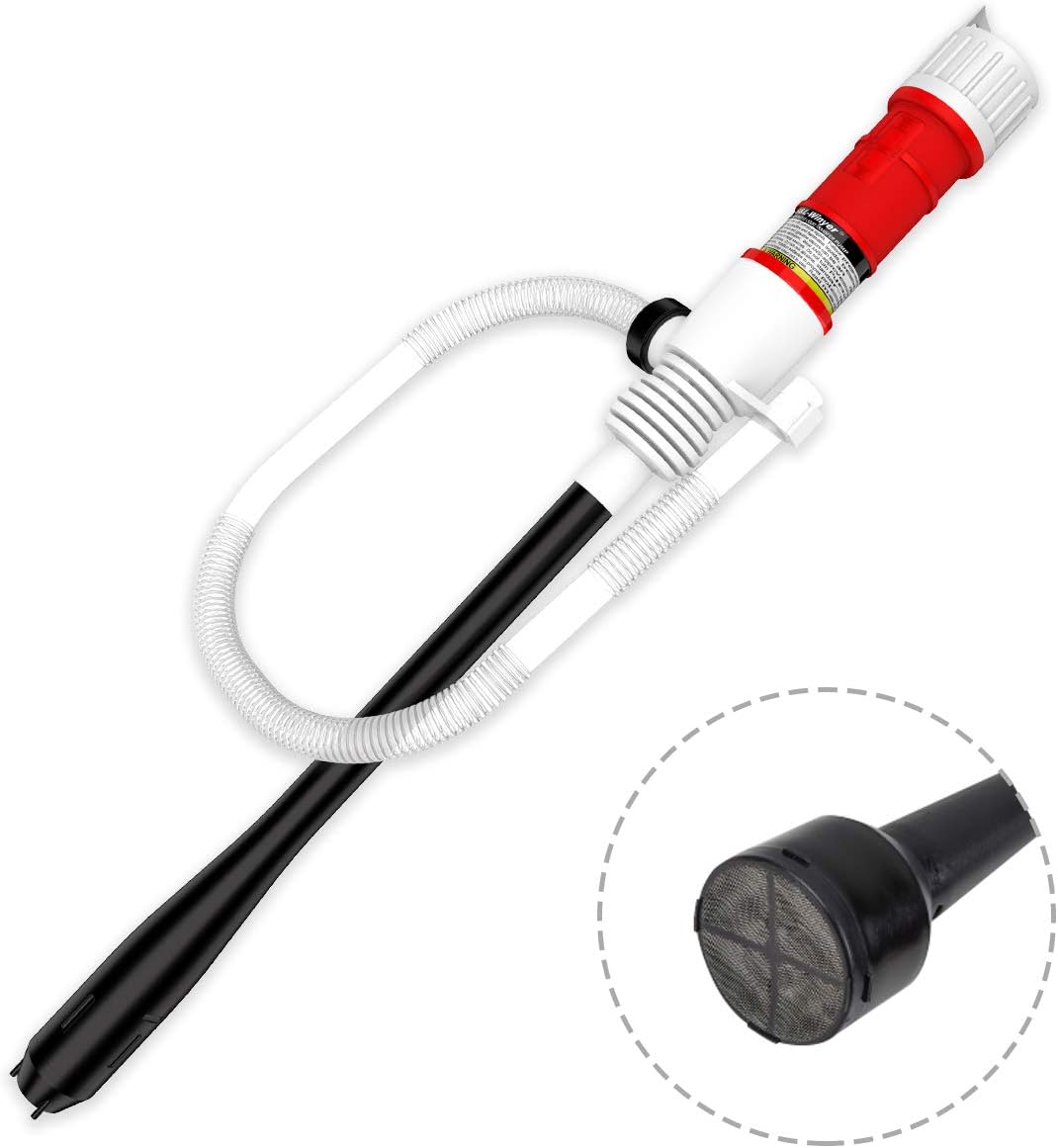 S&L-Winyer Battery-Operated Liquid Transfer Pump Color Yellow，Fuel Transfer Pump for Gasoline (Red) : Automotive